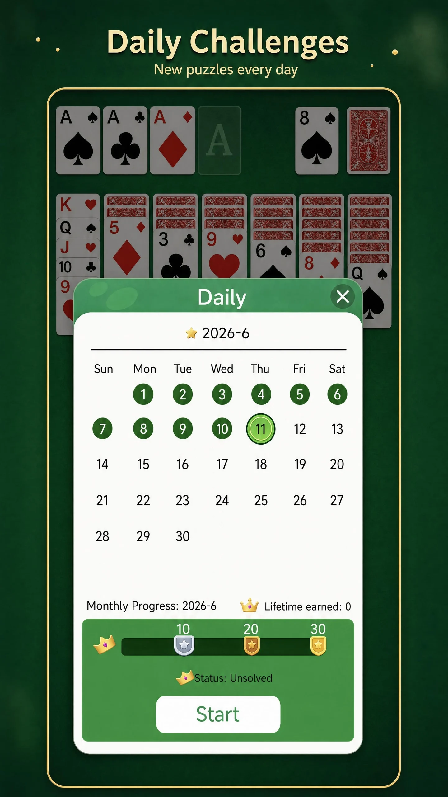 My Solitaire-Card Game screenshot